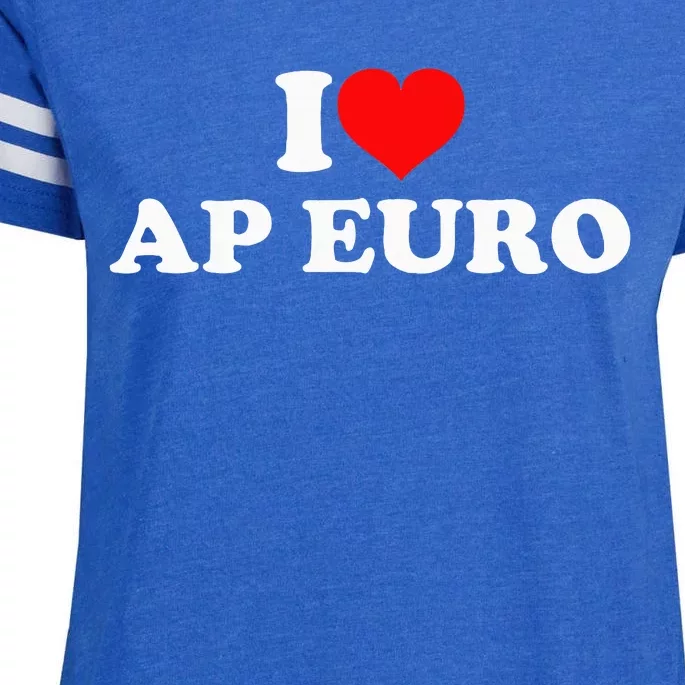 I Love Ap Euro Enza Ladies Jersey Football T-Shirt