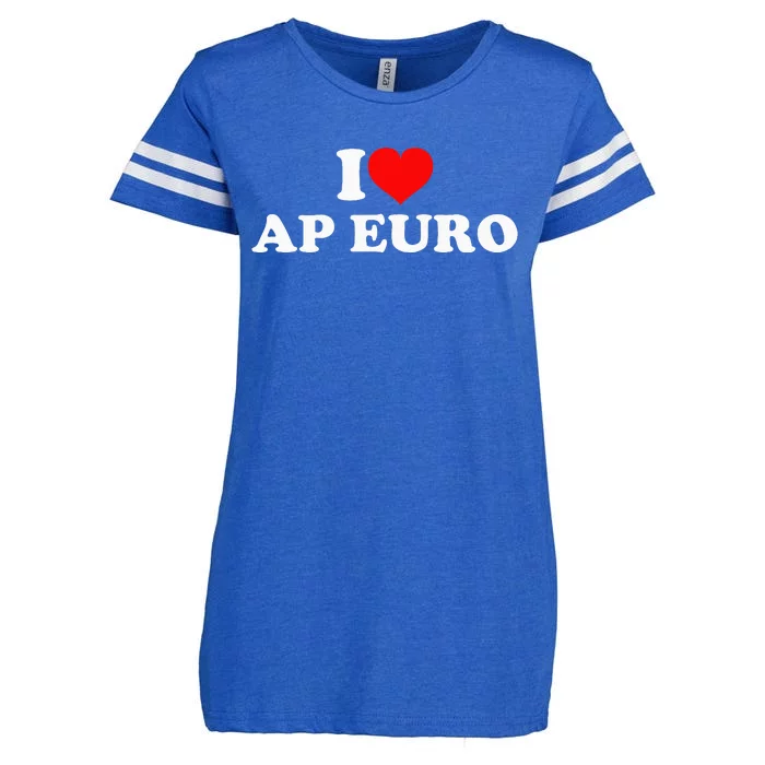 I Love Ap Euro Enza Ladies Jersey Football T-Shirt