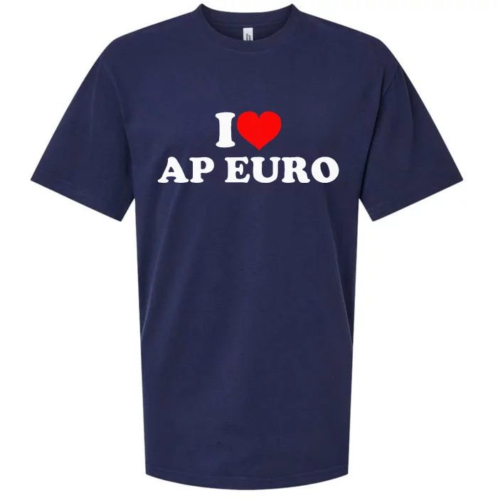 I Love Ap Euro Sueded Cloud Jersey T-Shirt