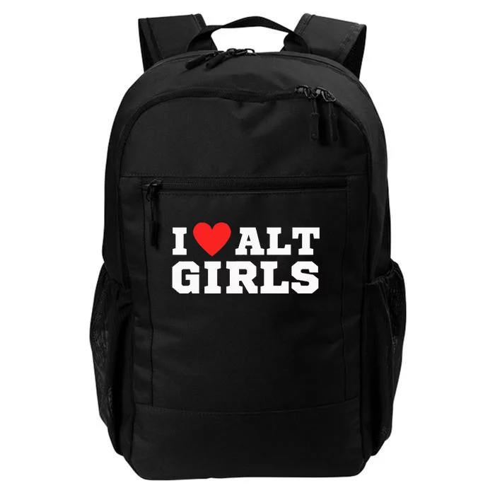 I Love Alt Girl Alternative Girl Daily Commute Backpack