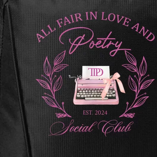 In Love And Poetry Social Club City Backpack