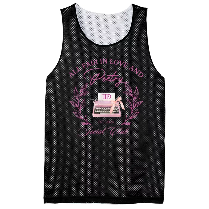 In Love And Poetry Social Club Mesh Reversible Basketball Jersey Tank