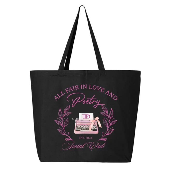 In Love And Poetry Social Club 25L Jumbo Tote