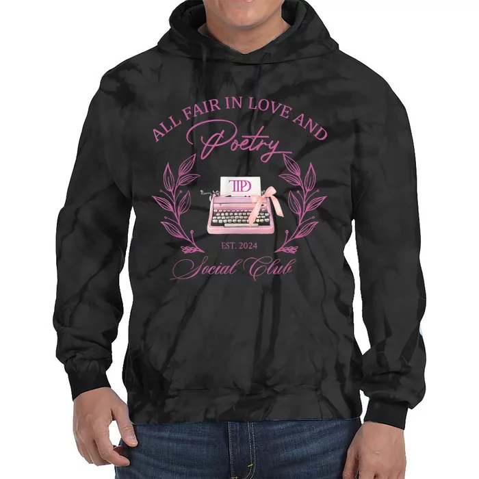 In Love And Poetry Social Club Tie Dye Hoodie