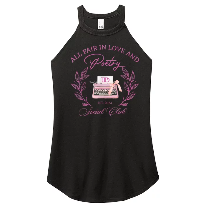 In Love And Poetry Social Club Women’s Perfect Tri Rocker Tank