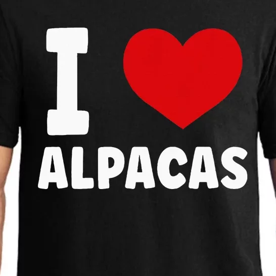 I Love Alpacas Pajama Set