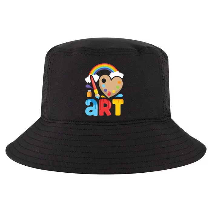 I Love Art Artist Painter Colorful Painting Gifts Cool Comfort Performance Bucket Hat