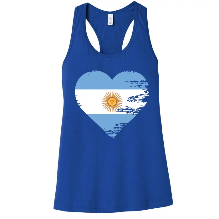 I Love Argentina Gift Women's Racerback Tank