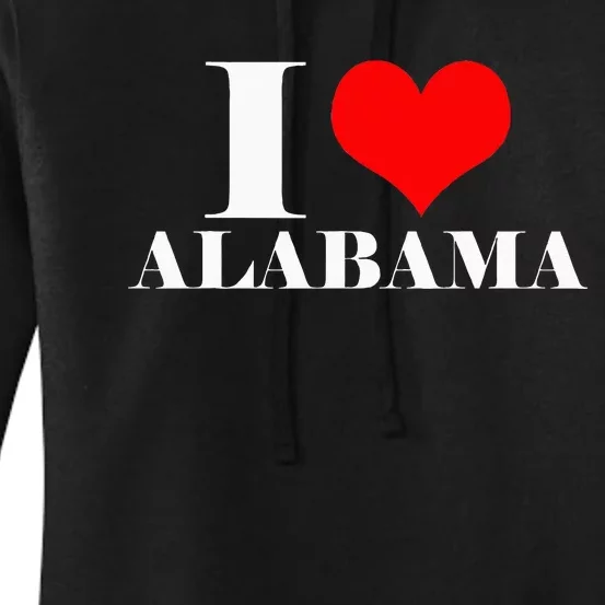 I Love Alabama Usa Women's Pullover Hoodie