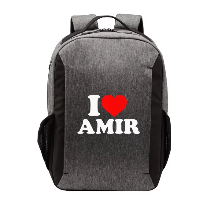 I Love Amir Vector Backpack