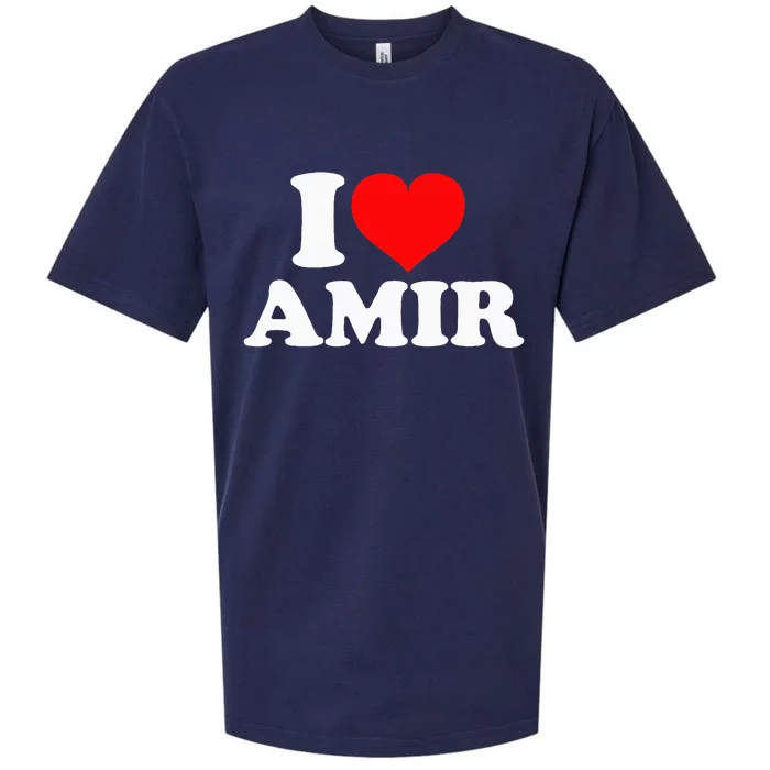 I Love Amir Sueded Cloud Jersey T-Shirt