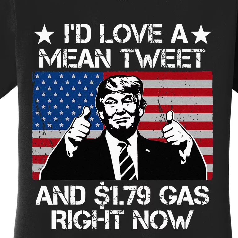 Id Love A Mean Tweet And 1.79 Gas Right Now Women's T-Shirt