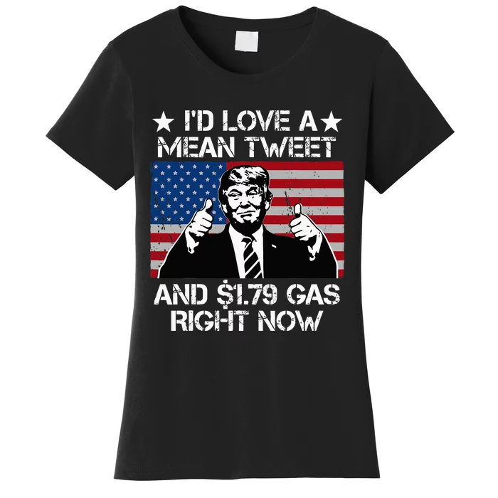 Id Love A Mean Tweet And 1.79 Gas Right Now Women's T-Shirt