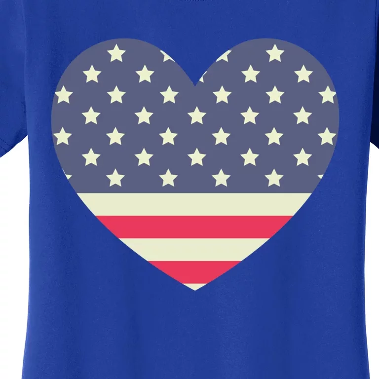 I Love America I Love Usa Heart Cute Gift Women's T-Shirt