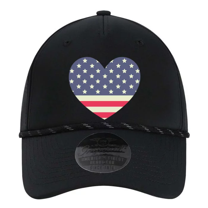 I Love America I Love Usa Heart Gift Performance The Dyno Cap