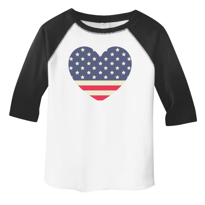 I Love America I Love Usa Heart Gift Toddler Fine Jersey T-Shirt