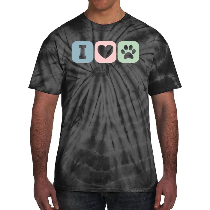 I Love Animals Dog Cat Rescue Owner Gift Tie-Dye T-Shirt