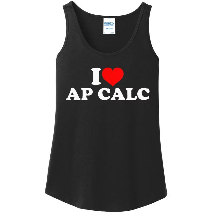 I Love Ap Calc Ladies Essential Tank