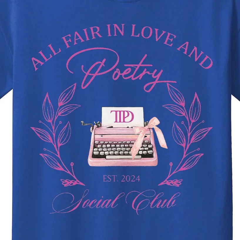 In Love And Poetry Social Club Kids T-Shirt