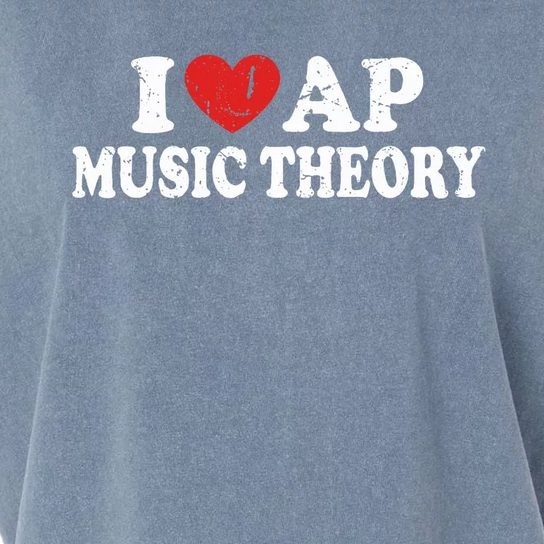 I Love Ap Music Theory Garment-Dyed Women's Muscle Tee