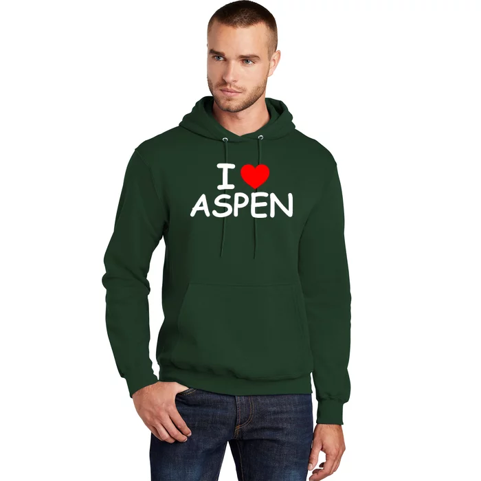 I Love Aspen Hoodie