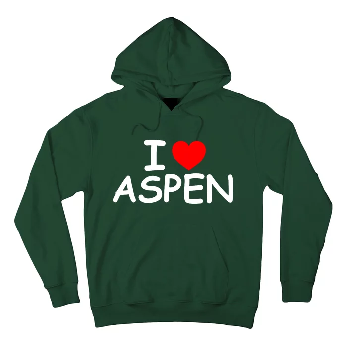 I Love Aspen Hoodie