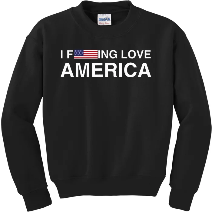 I love america Kids Sweatshirt