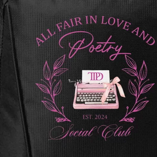 In Love And Poetry Social Club City Backpack