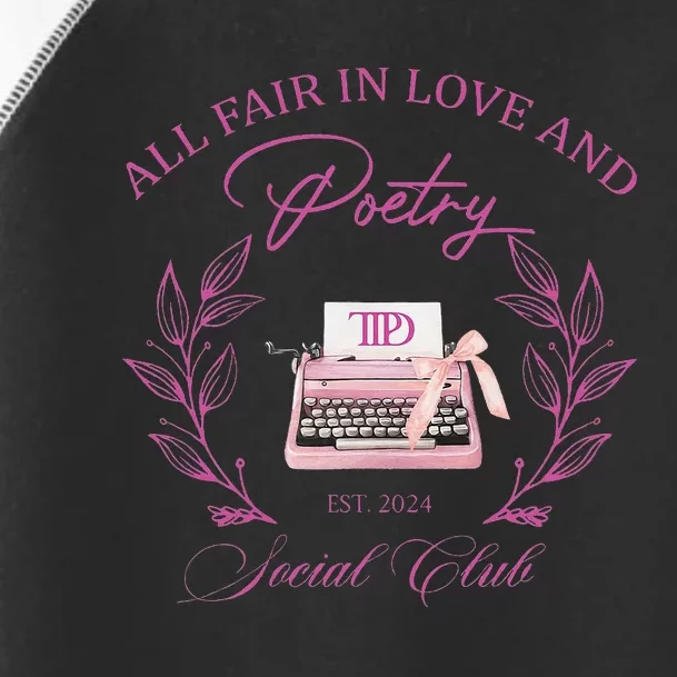 In Love And Poetry Social Club Toddler Fine Jersey T-Shirt