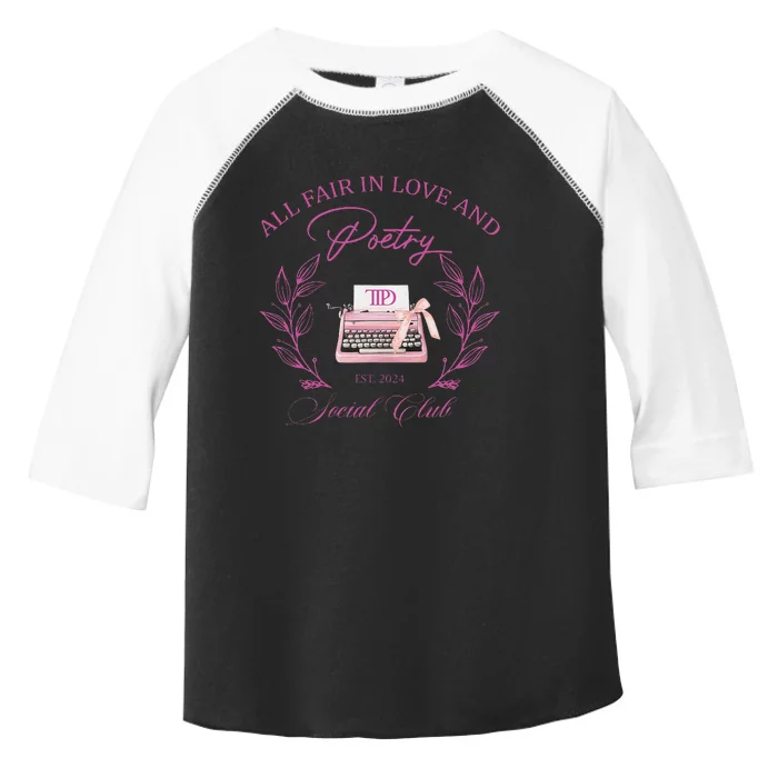 In Love And Poetry Social Club Toddler Fine Jersey T-Shirt