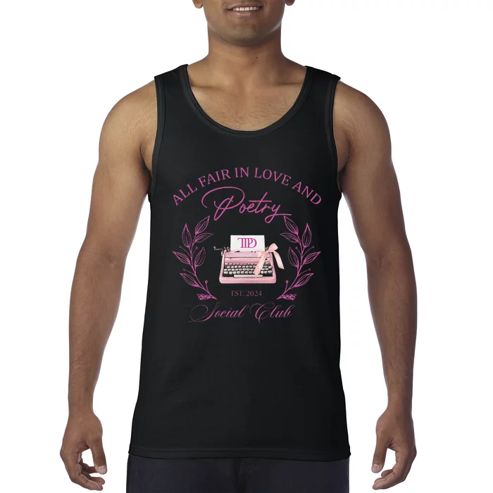 In Love And Poetry Social Club Tank Top