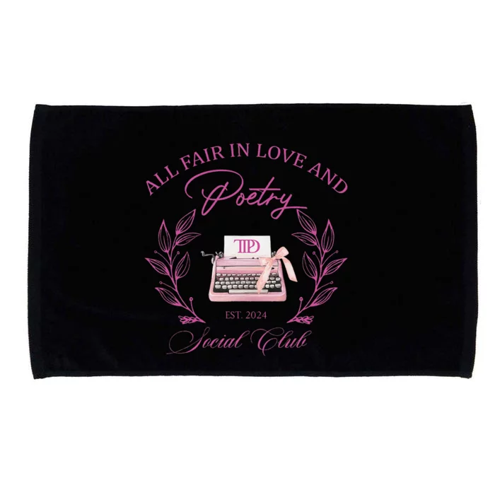 In Love And Poetry Social Club Microfiber Hand Towel