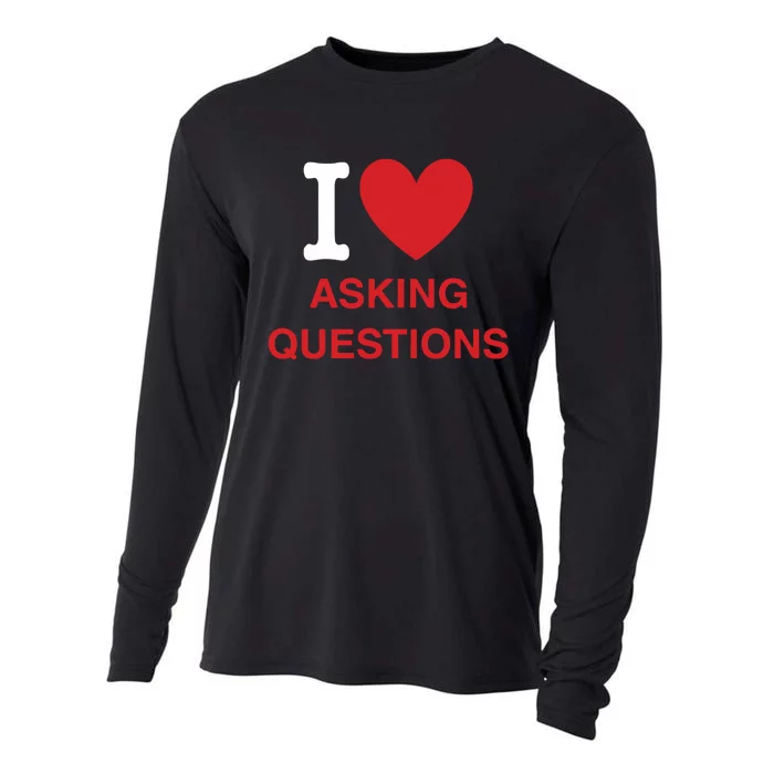 I Love Asking Questions Cooling Performance Long Sleeve Crew