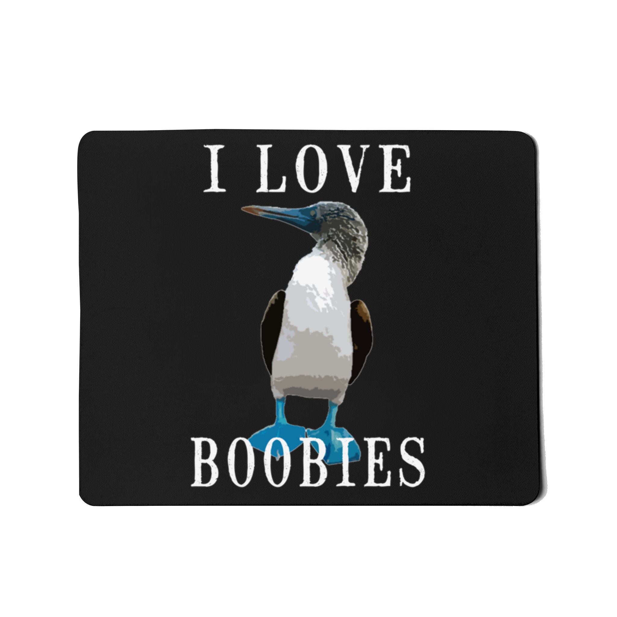 I Love Boobies BlueFooted Boobie Bird Funny | Metal Print