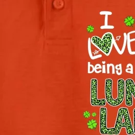 I Love Being A Lunch Lady Gnome Lunch Lady St Patricks Day Dry Zone Grid Performance Polo