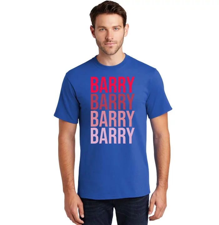 I Love Barry First Name Barry Tall T-Shirt