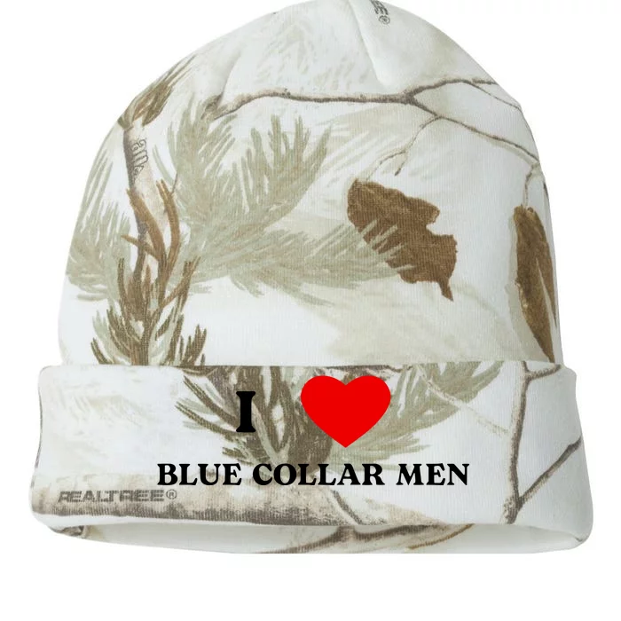 I Love Blue Collar Kati - 12in Camo Beanie