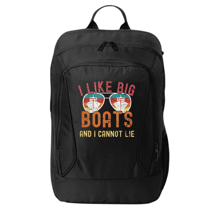 I Like Big Boats And I Cannot Lie Yacht Boating Funny Cruise City Backpack