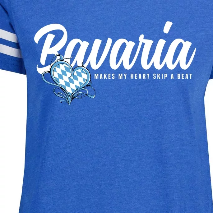 I Love Bavarian Souvenirs Makes My Heart Skip A Beat Bavaria Enza Ladies Jersey Football T-Shirt