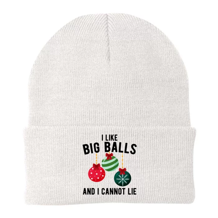 I Like Big Balls And I Cannot Lie Funny Christmas Knit Cap Winter Beanie