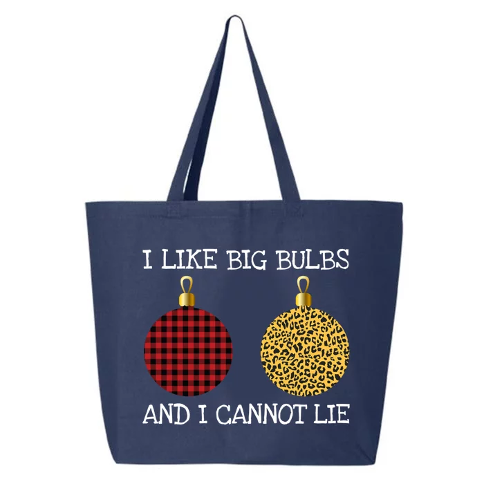 I Like Big Bulbs And I Can Not Lie Funny Breasts Christmas Gift 25L Jumbo Tote