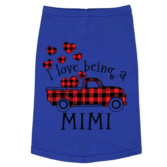 I Love Being A Mimi Red Truck With Heart Valentine's Day Great Gift Doggie Tank