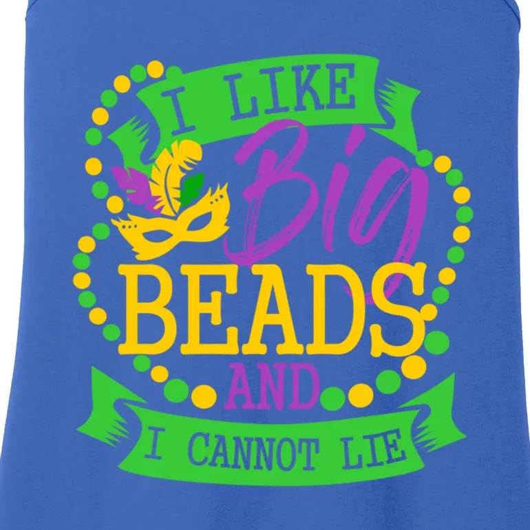 I Like Big Beads And I Cannot Lie Mardi Gras Party Gift Ladies Essential Tank