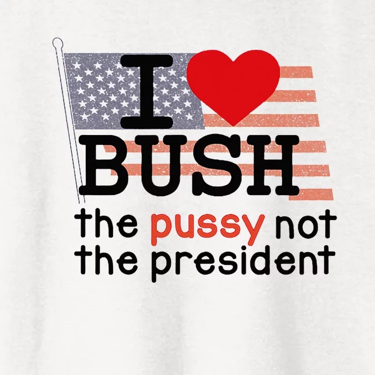 I Love Bush Women's Crop Top Tee