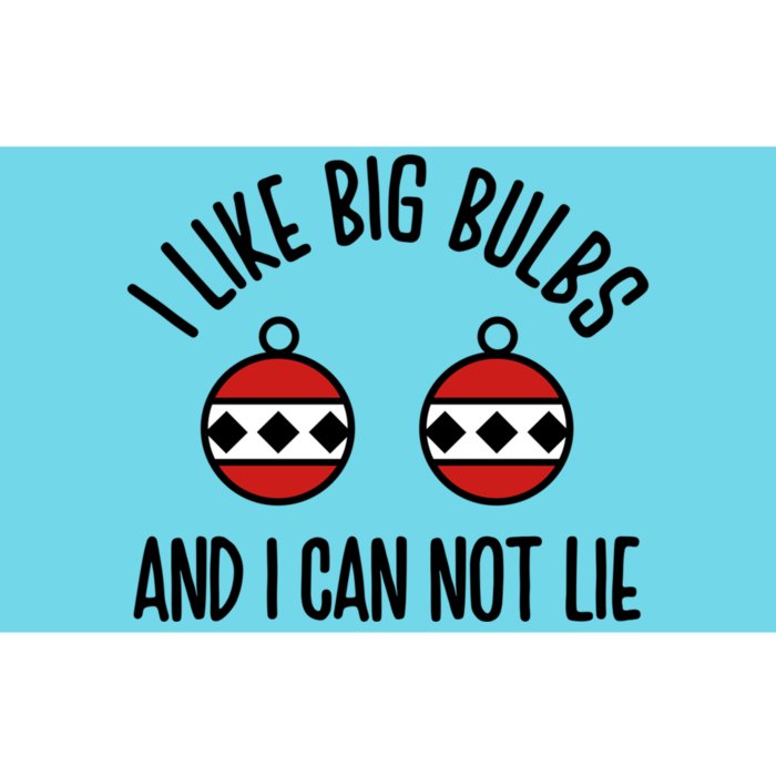 I Like Big Bulbs And I Can Not Lie Funny Christmas Balls Gift Bumper Sticker