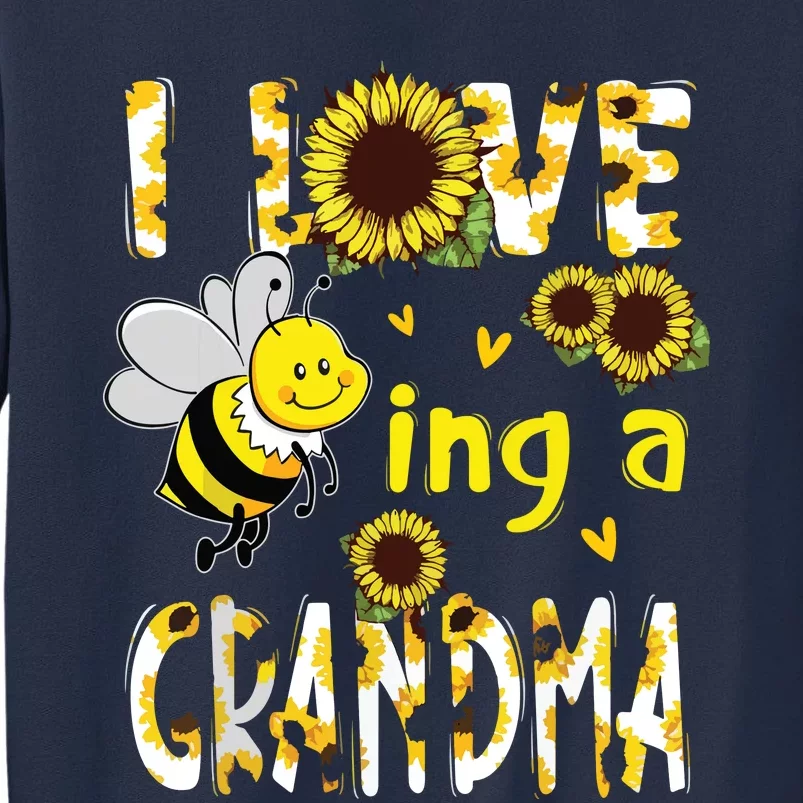 I Love Being A Grandma Sunflower Bee, Mother's Day Sweatshirt