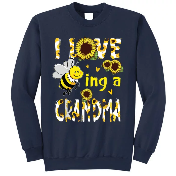 I Love Being A Grandma Sunflower Bee, Mother's Day Sweatshirt