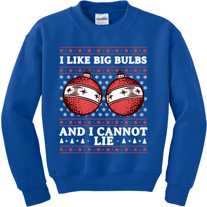 I Like Big Bulbs And I Cannot Lie Funny Matching Couples Gift Kids Sweatshirt