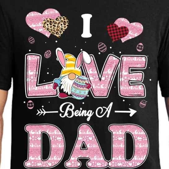 I Love Being Dad Easter Gnome Family Matching Gift Pajama Set