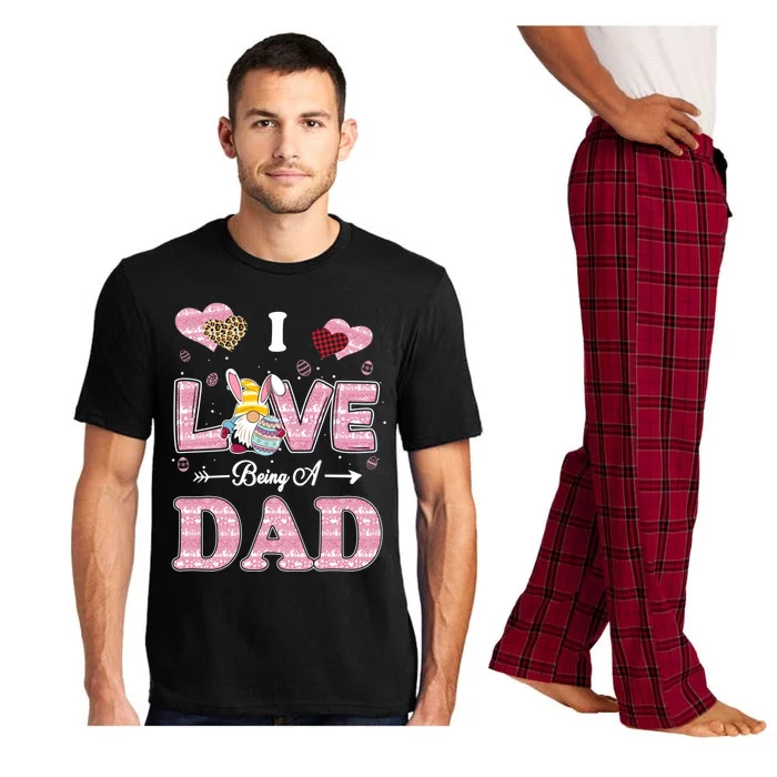 I Love Being Dad Easter Gnome Family Matching Gift Pajama Set